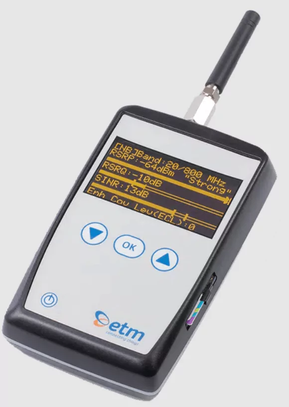 ETM 770-PRO Kostenefficiënte signaaltester voor mobiele netwerken en iot-oplossingen