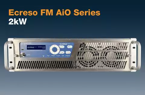 WorldCast Systems Expands Ecreso FM AiO Series with New Power Additions and Software Enhancements