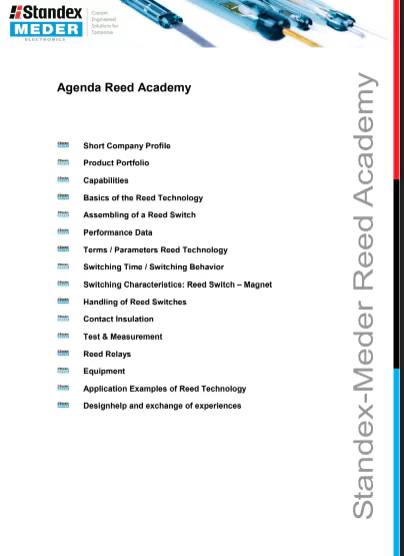 Agenda Reed Academy
