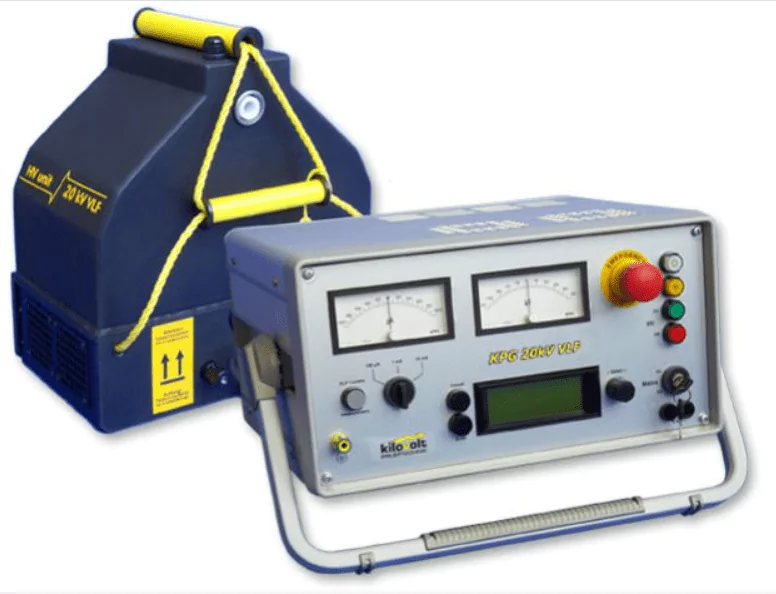 The portable cable test set for testing medium voltage cables