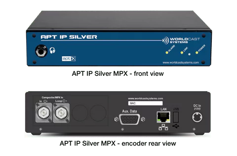 WorldCast Systems Introduces Revolutionary  APT IP Silver MPX Encoder and Decoder