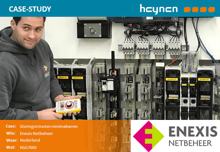Enexis stuurt op maximale veiligheid, minimale storingsminuten en optimale klantvriendelijkheid, met de NSG van Heynen