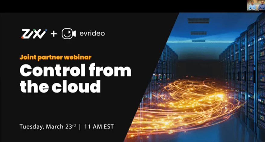 Control from the Cloud with Evrideo